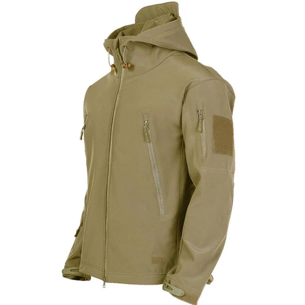 Military Shark Skin Soft Shell Jackets Men Tactical Windproof Waterproof - Durage Collection