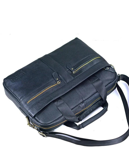 Genuine Leather Men's Crossbody Shoulder Bag - Durage Collection