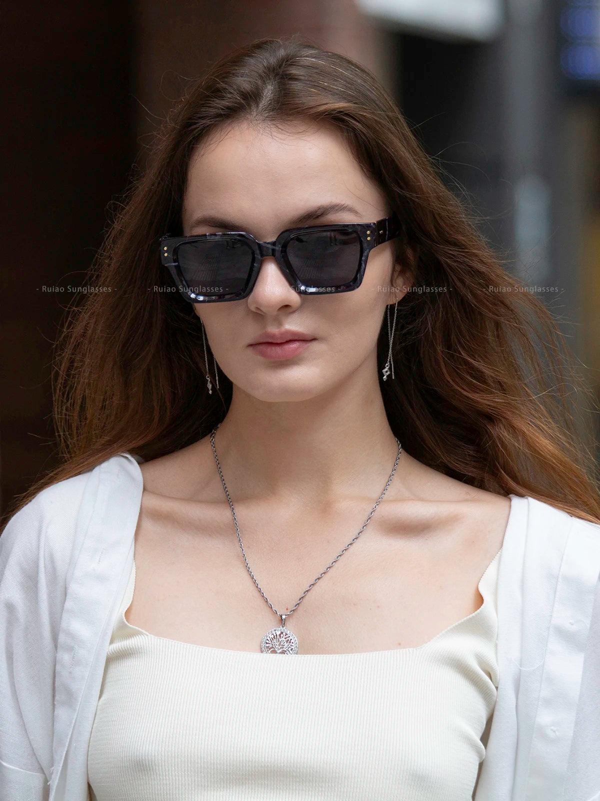 Ruiao 2024 Whole Luxury Premium Shades Designer Black Brand Sunglasses Mens Square Sun Glasses For Women - Durage Collection