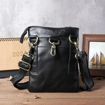 Vintage Leather Men's Crossbody Bag - Durage Collection