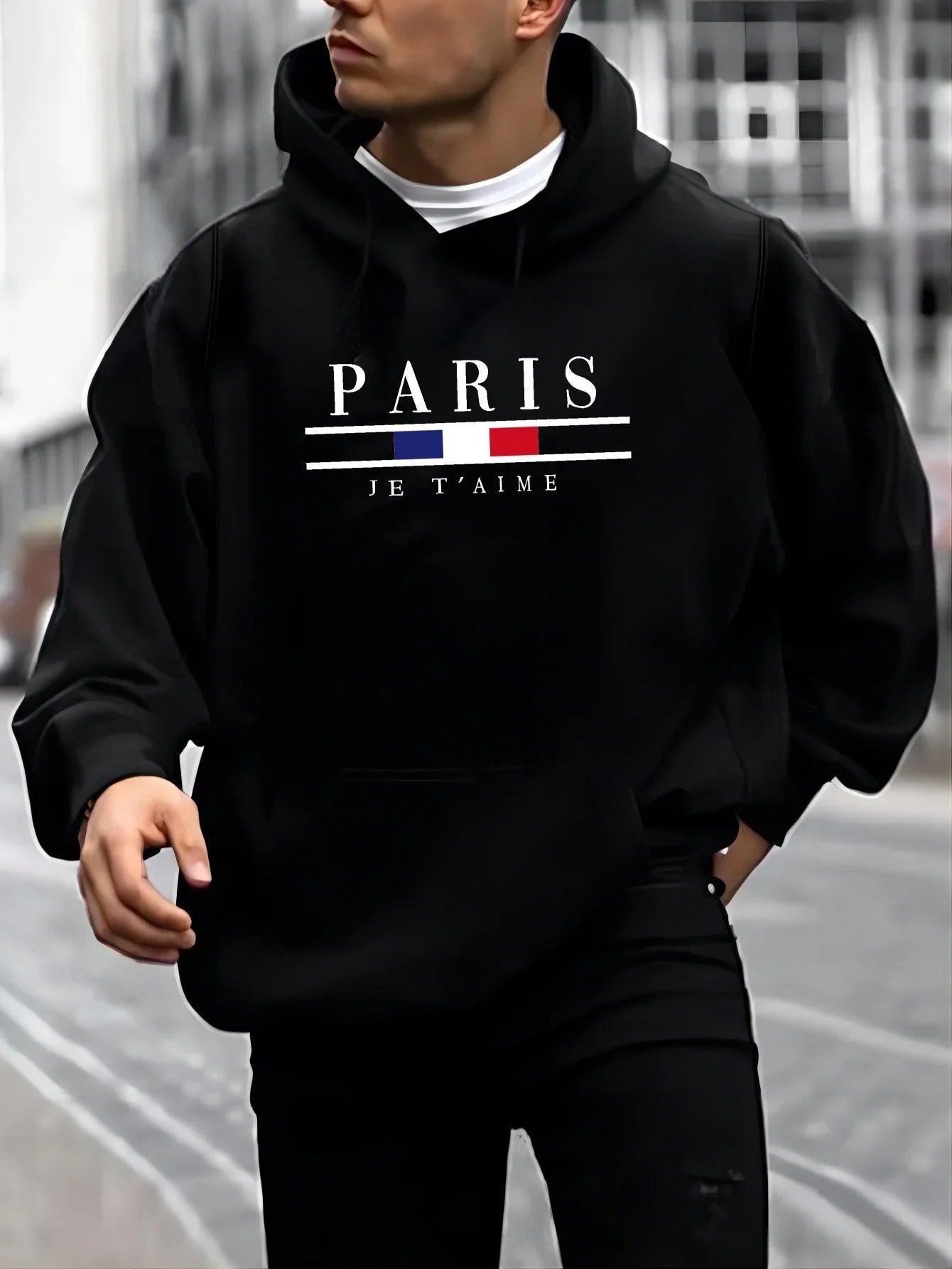 Fashionable Men's Hoodie with Street Casual Sports Style Long Sleeve - Durage Collection