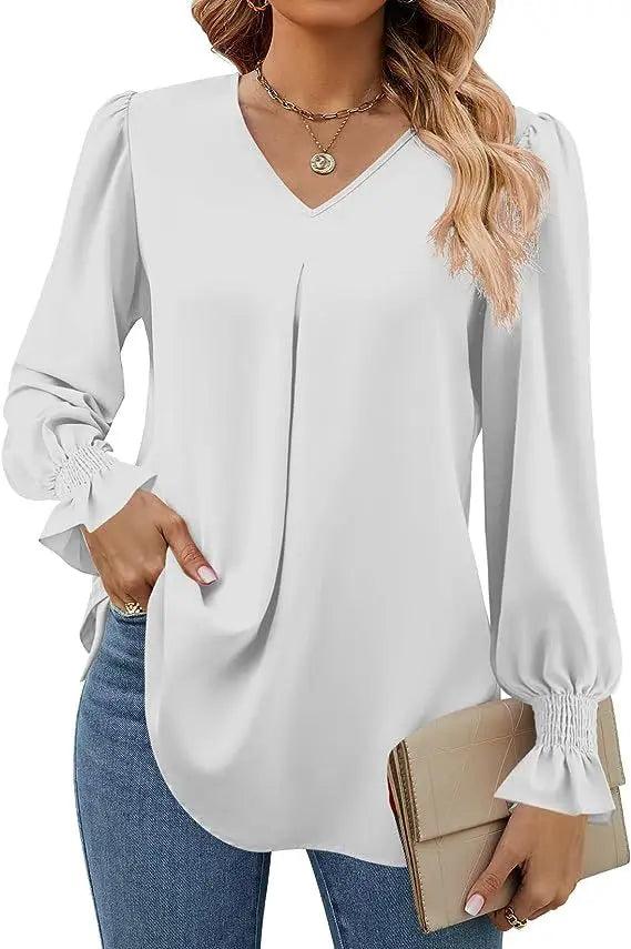 Chiffon Pullover Blouse - Durage Collection