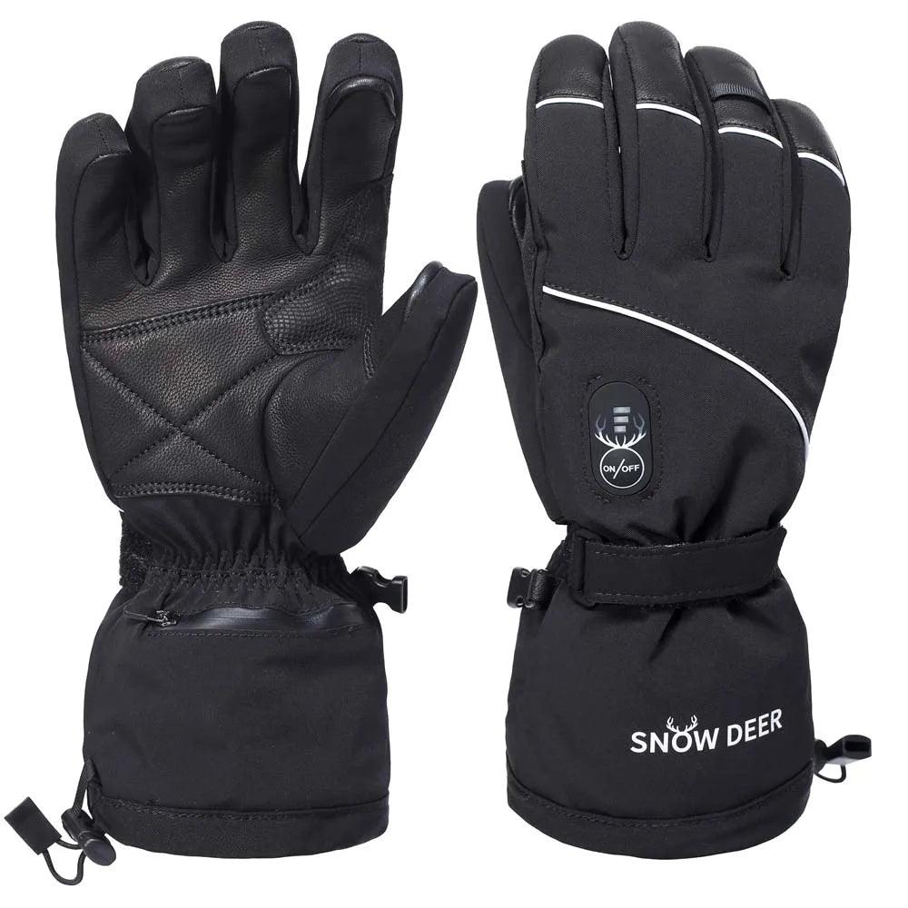 Winter Thermal Electric Heated Skiing Gloves Warm Men Women Touch Screen Rechargable Electric Heating Gloves Motorcycle 2022 - Durage Collection