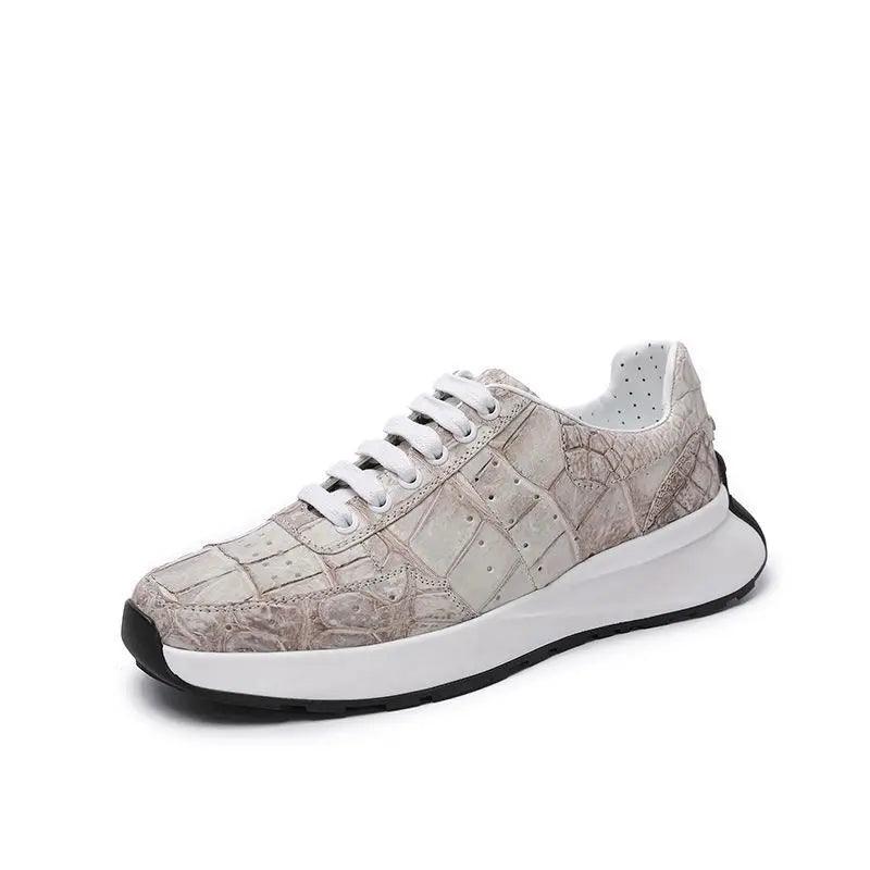 Men's Crocodile Leather Sneakers - Durage Collection