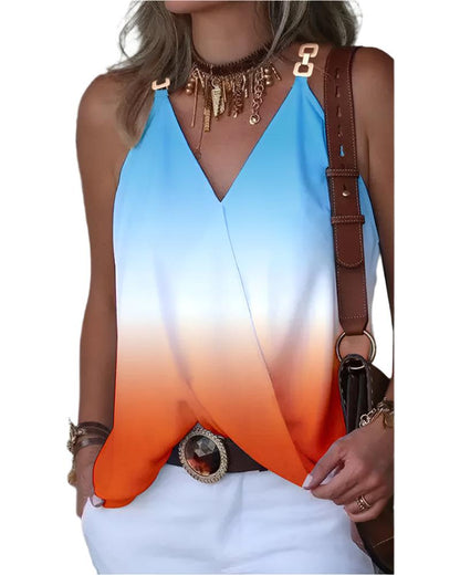 Sleeveless Summer Blouse - Durage Collection