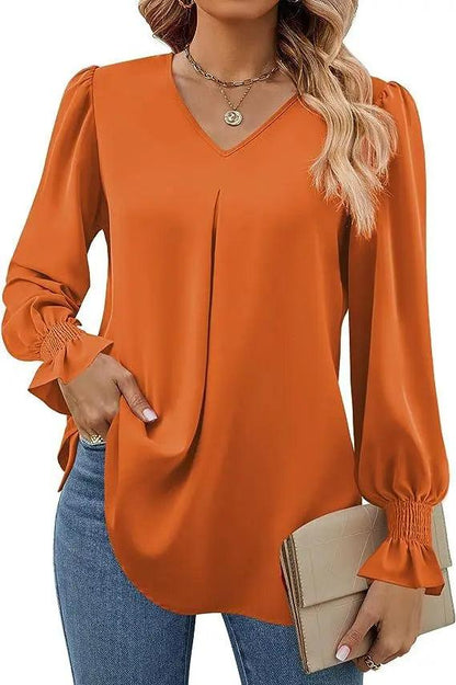 Chiffon Pullover Blouse - Durage Collection