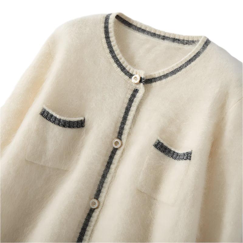 Cashmere O-Neck Cardigan - Durage Collection