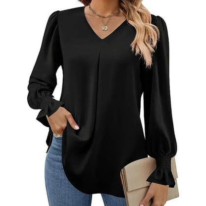 Chiffon Pullover Blouse - Durage Collection