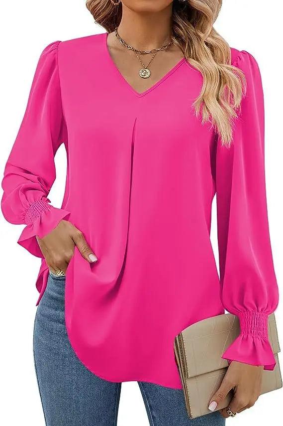 Chiffon Pullover Blouse - Durage Collection