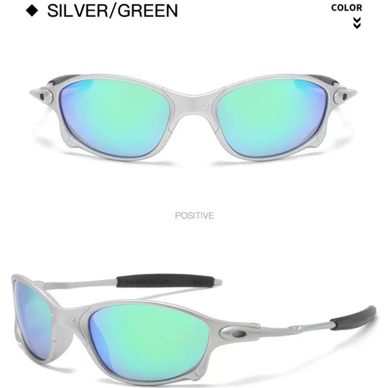 MTB Man Polarized Sunglasses Cycling Glasses UV400 Fishing Sunglasses Metal Bicycle Goggles Cycling Eyewear Riding Glasses D4-3 - Durage Collection