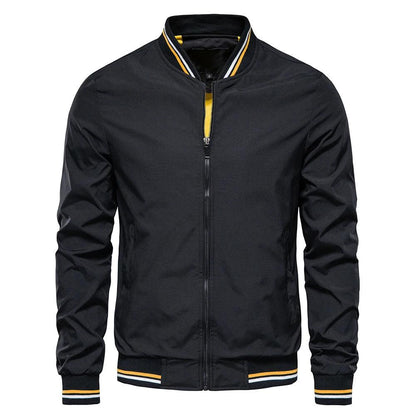 Fashion Autumn Jackets for Men Solid Color Casual Baseball Mens - Durage Collection