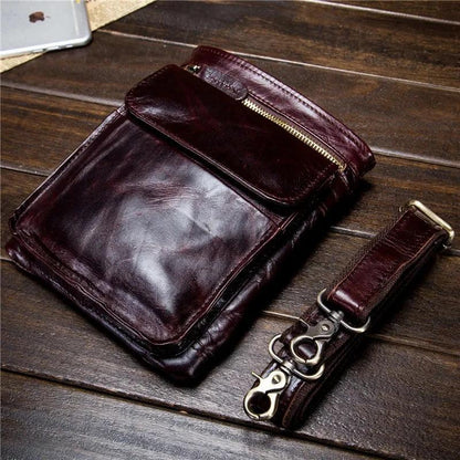 Vintage Leather Men's Crossbody Bag - Durage Collection