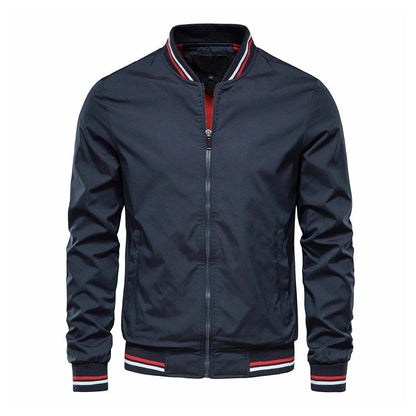 Fashion Autumn Jackets for Men Solid Color Casual Baseball Mens - Durage Collection