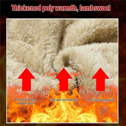 Winter Sweatwear Men Plush Thick Fleece Sweatpant Lambswool Thermal Trousers Casual Pants Waterproof Windproof Warm Cotton Pants - Durage Collection
