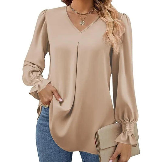 Chiffon Pullover Blouse - Durage Collection