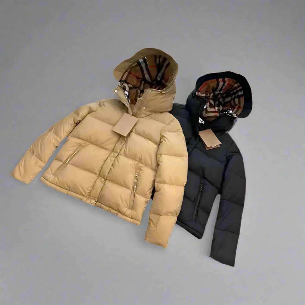 Vintage Plaid Down Jacket - Durage Collection
