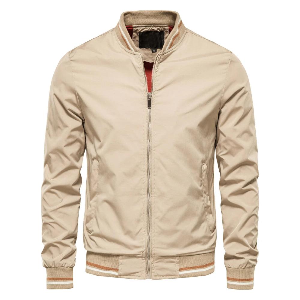 Fashion Autumn Jackets for Men Solid Color Casual Baseball Mens - Durage Collection