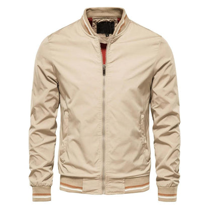 Fashion Autumn Jackets for Men Solid Color Casual Baseball Mens - Durage Collection