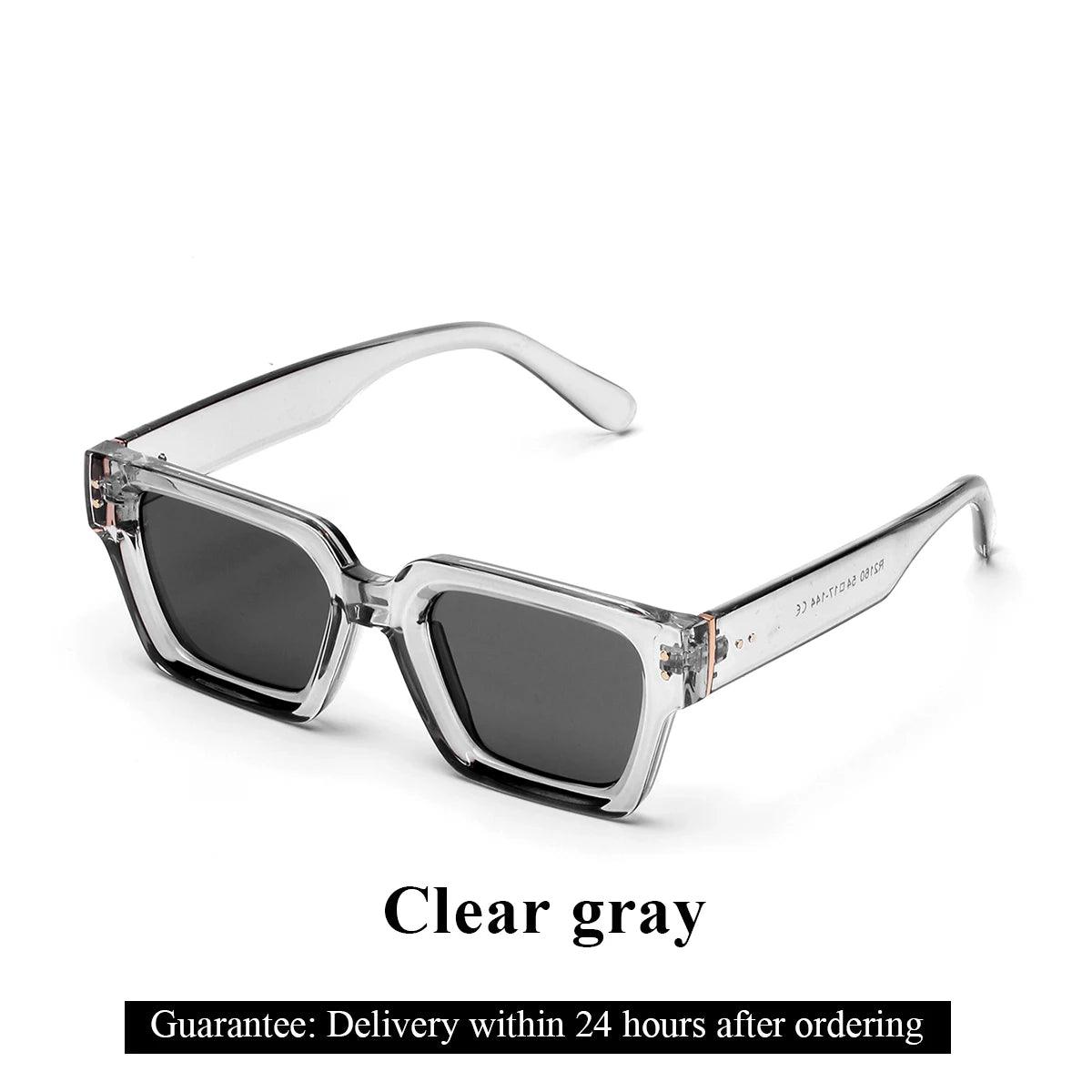 Ruiao 2024 Whole Luxury Premium Shades Designer Black Brand Sunglasses Mens Square Sun Glasses For Women - Durage Collection