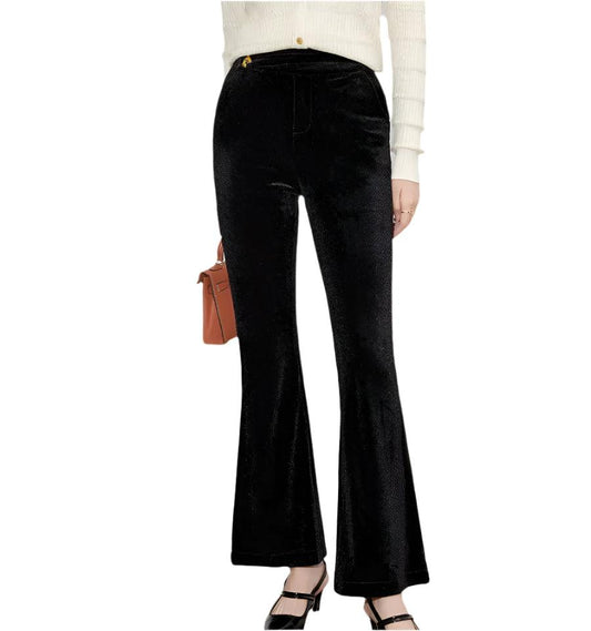 Velvet Flared Pants - Durage Collection