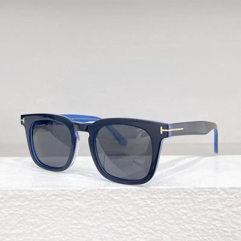 New sunglases women men designer black pilot trendy beach TF0775 sun glasses festival oculos de sol feminino box - Durage Collection
