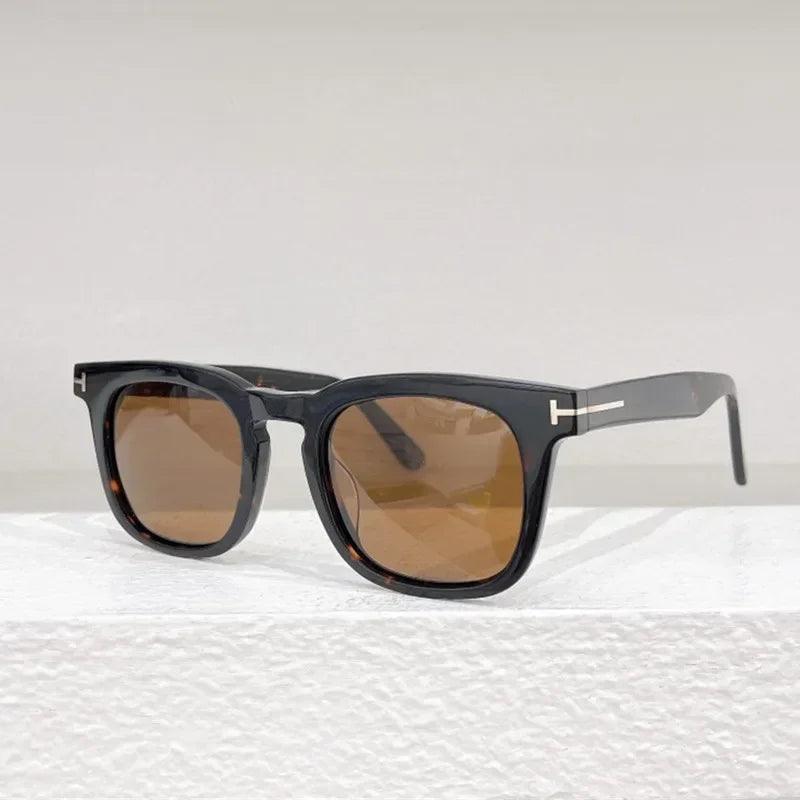 New sunglases women men designer black pilot trendy beach TF0775 sun glasses festival oculos de sol feminino box - Durage Collection