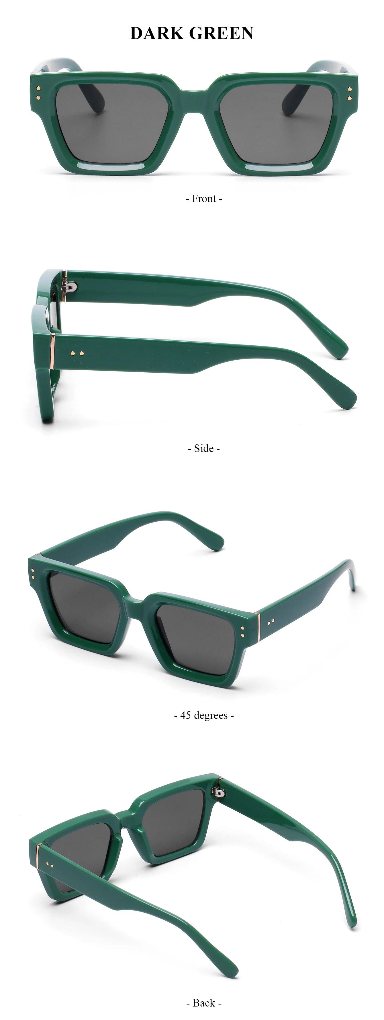 Ruiao 2024 Whole Luxury Premium Shades Designer Black Brand Sunglasses Mens Square Sun Glasses For Women - Durage Collection