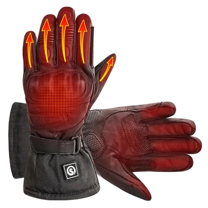 Touchable Thermal Riding Motorcycle Winter Gloves Women Goatskin Soft Waterproof Tactical Winter Gloves Men Warm Heating Gloves - Durage Collection