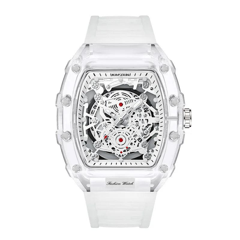 UTHAI BK134 Personalized Transparent Hollow Barrel Quartz Watch - Durage Collection