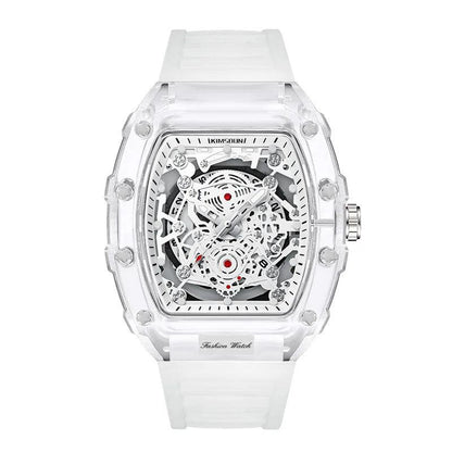 UTHAI BK134 Personalized Transparent Hollow Barrel Quartz Watch - Durage Collection