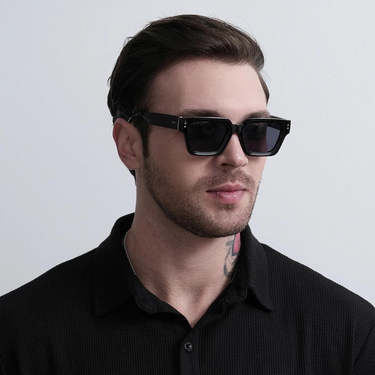 Ruiao 2024 Whole Luxury Premium Shades Designer Black Brand Sunglasses Mens Square Sun Glasses For Women - Durage Collection