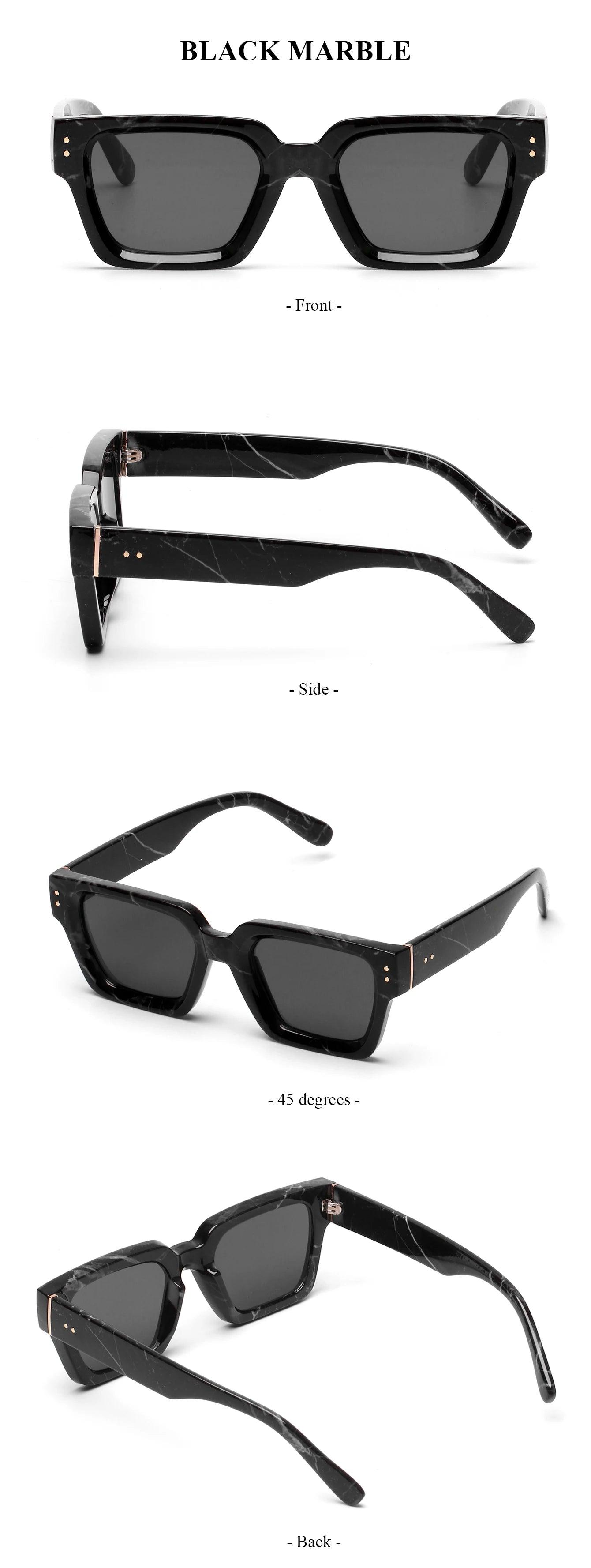 Ruiao 2024 Whole Luxury Premium Shades Designer Black Brand Sunglasses Mens Square Sun Glasses For Women - Durage Collection