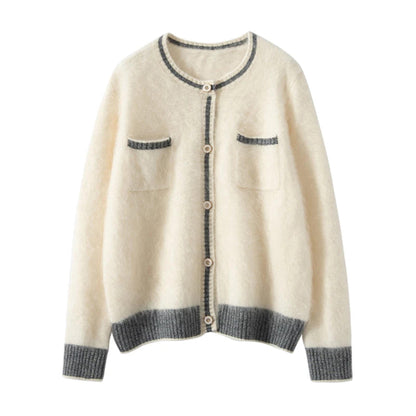 Cashmere O-Neck Cardigan - Durage Collection