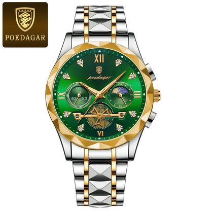 Luxury Man Wristwatch Waterproof Luminous Chronograph Watch - Durage Collection