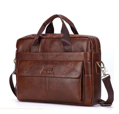 Genuine Leather Men's Crossbody Shoulder Bag - Durage Collection