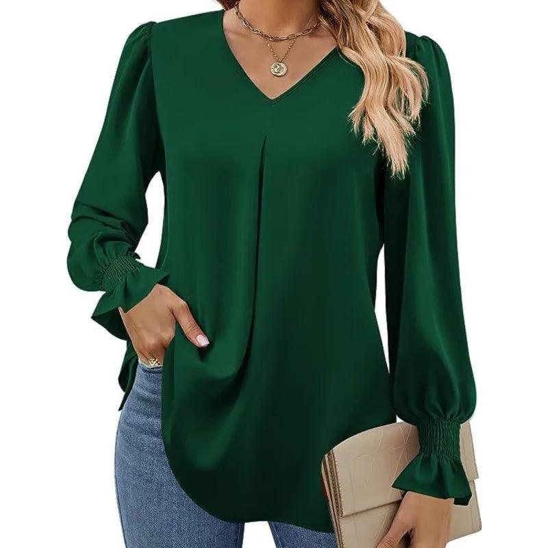 Chiffon Pullover Blouse - Durage Collection