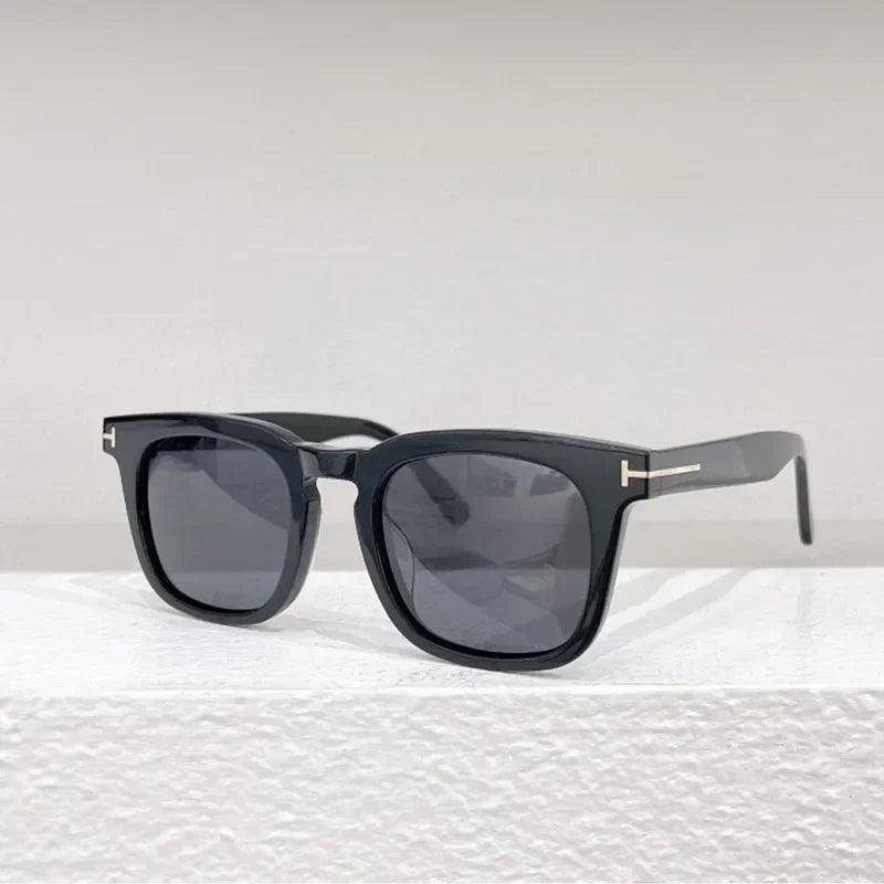 New sunglases women men designer black pilot trendy beach TF0775 sun glasses festival oculos de sol feminino box - Durage Collection