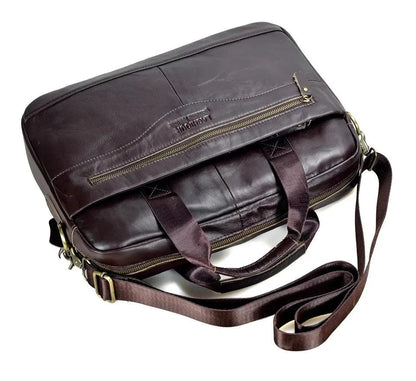 Genuine Leather Men's Crossbody Shoulder Bag - Durage Collection