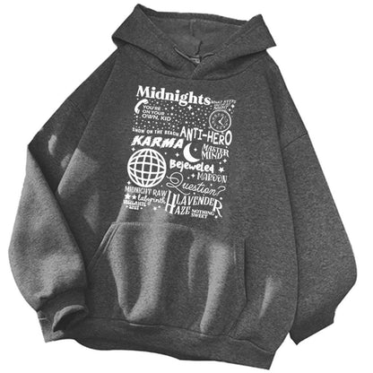 Taylor Midnights Hoodie Unisex Music Lover's Sweatshirt - Durage Collection