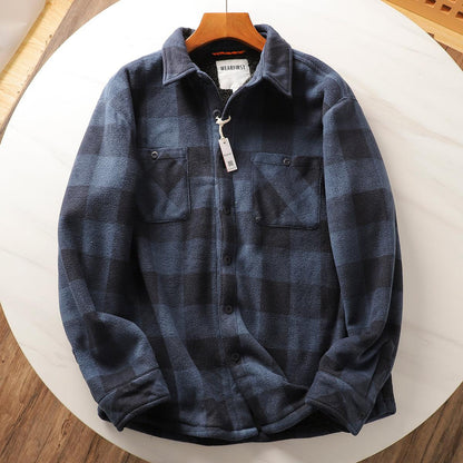 Plaid Lambswool-Blend Shirt - Durage Collection