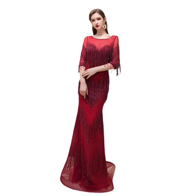 Temperament Hostess Evening Dress Woman - Durage Collection