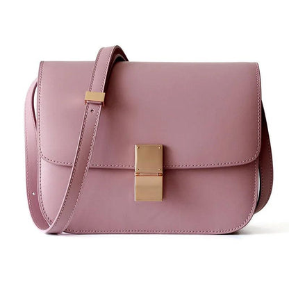 Elegant Womens Premium Leather Crossbody Satchel Bag - Durage Collection