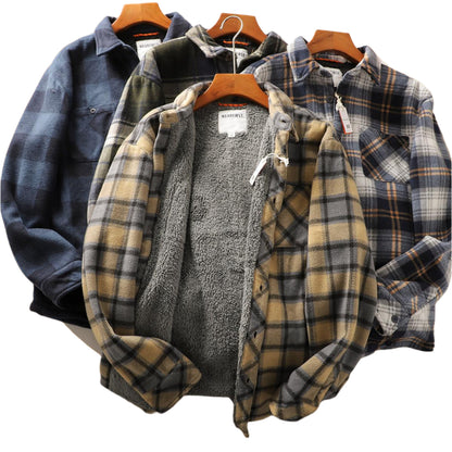 Plaid Lambswool-Blend Shirt - Durage Collection