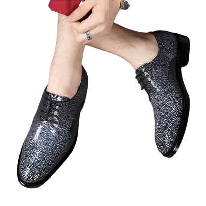 Men's Pearl Fish Skin Shoes - Durage Collection