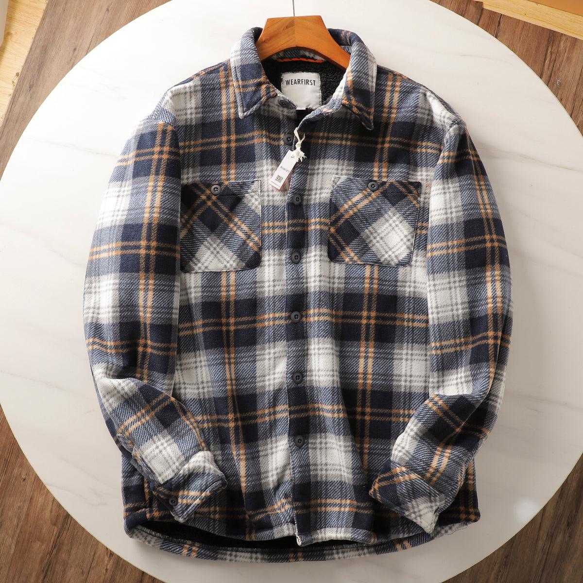 Plaid Lambswool-Blend Shirt - Durage Collection