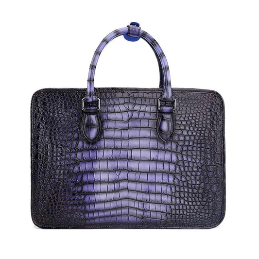 Certainly Heres an SEO suggestion for a luxury crocodile leather mens briefcase handbag Product Page TitleLuxury Crocodile Leather Mens Briefcase Handbag Premium Quality Meta DescriptionDiscover the elegance and sophistication of our Luxury Crocodile Lea - Durage Collection