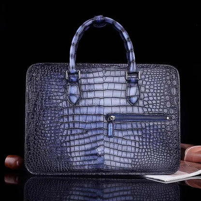 Certainly Heres an SEO suggestion for a luxury crocodile leather mens briefcase handbag Product Page TitleLuxury Crocodile Leather Mens Briefcase Handbag Premium Quality Meta DescriptionDiscover the elegance and sophistication of our Luxury Crocodile Lea - Durage Collection