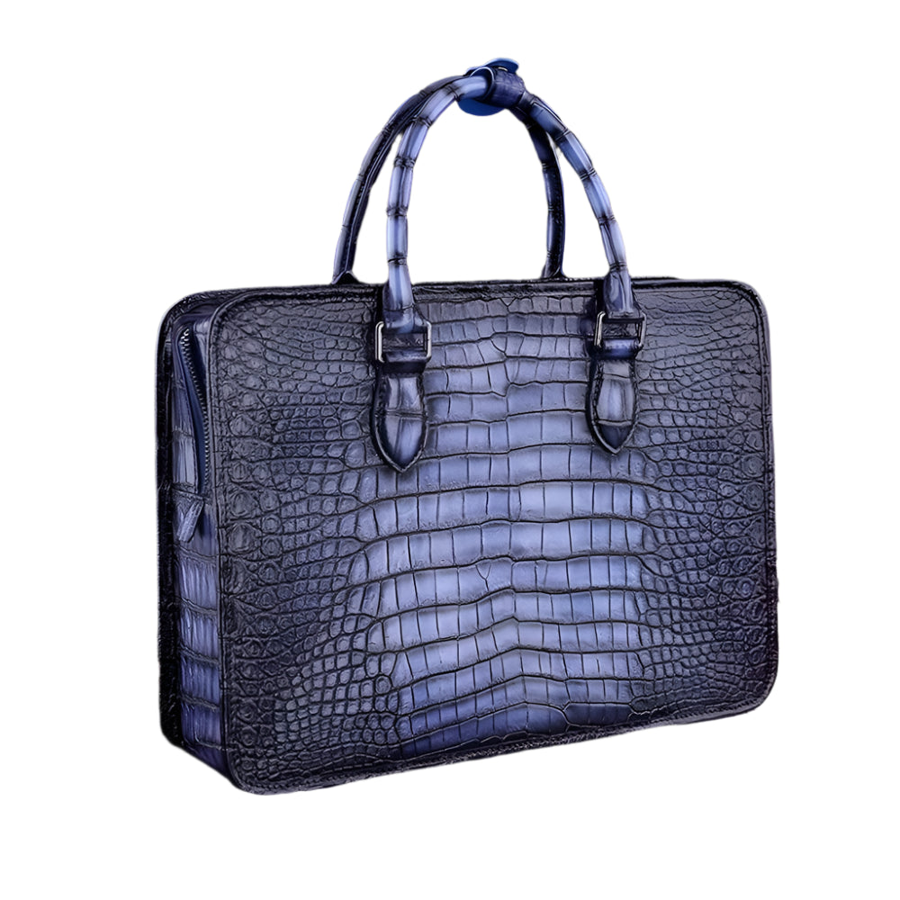 Certainly Heres an SEO suggestion for a luxury crocodile leather mens briefcase handbag Product Page TitleLuxury Crocodile Leather Mens Briefcase Handbag Premium Quality Meta DescriptionDiscover the elegance and sophistication of our Luxury Crocodile Lea - Durage Collection