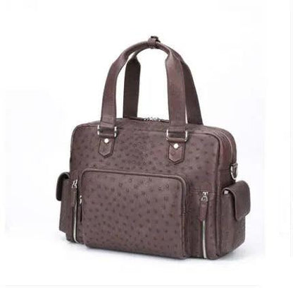 Certainly Heres a suggested SEO package for the New Arrival Ostrich Leather Mens Business Travel BagProduct Page TitleLuxury Ostrich Leather Mens Business Travel Bag New ArrivalMeta DescriptionDiscover sophistication and style with our New Arrival Ostric - Durage Collection