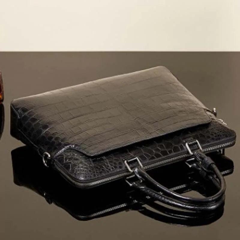 Certainly Crafting SEO elements for your luxury crocodile leather mens briefcase will help improve visibility and attract potential customers Heres an example of how you can optimize the product page Product Page TitleLuxury Crocodile Leather Mens Briefca - Durage Collection